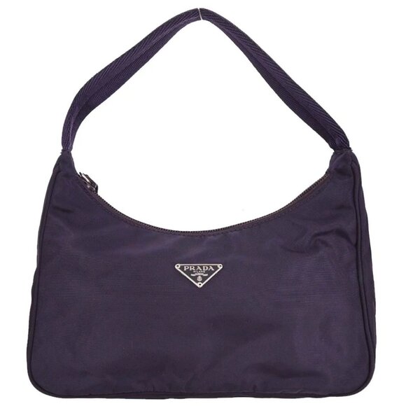 Prada Purple Nylon Handbag - Picture 1 of 10